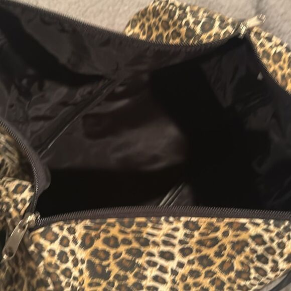 Alfagear Leopard Print Tote Bag Weekender Travel Bag Dufffle - Picture 5 of 8